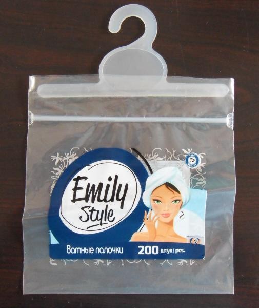 Colthes claros plásticos do selo do aperto que empacotam o malote com gancho/que deslizam o zíper