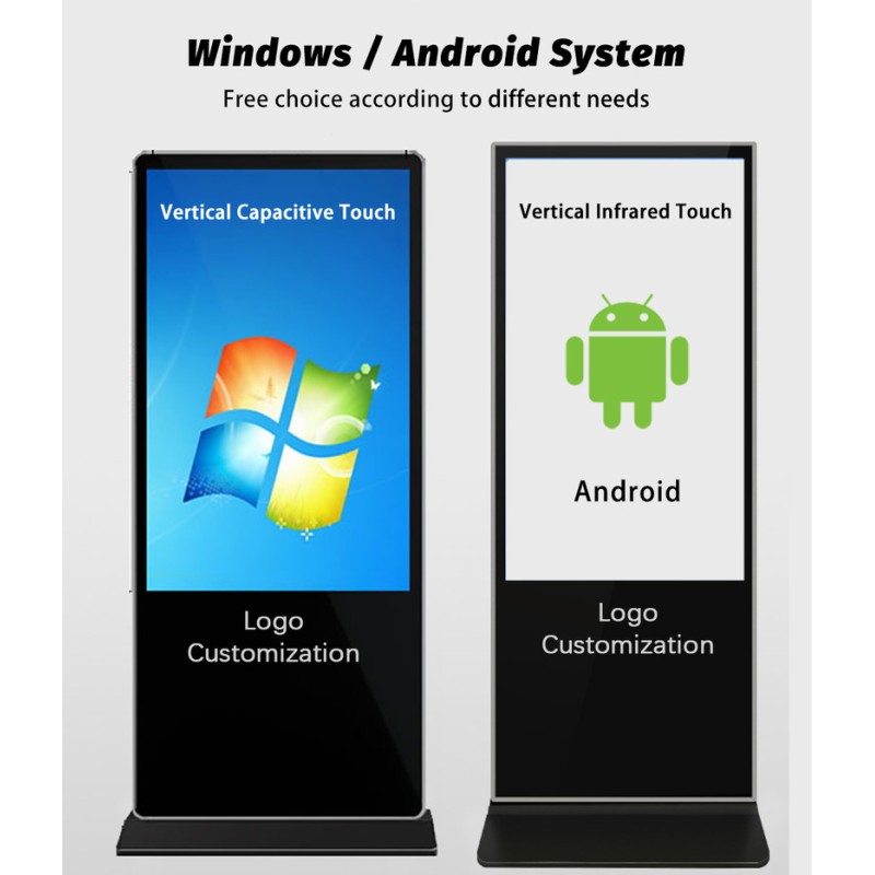 43 Inch Full Color Advertising Digital Display Retail Store Digital Signage 350 Nits