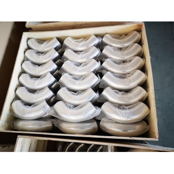 Custom 304 / 306 / 316 Stainless Steel Titanium Aluminum Mandrel Bends Titanium Elbow Pipes