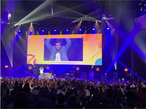 Indoor 16 Bit Led Screen Panel For Rent , Led Screen Display Rental SMD2121