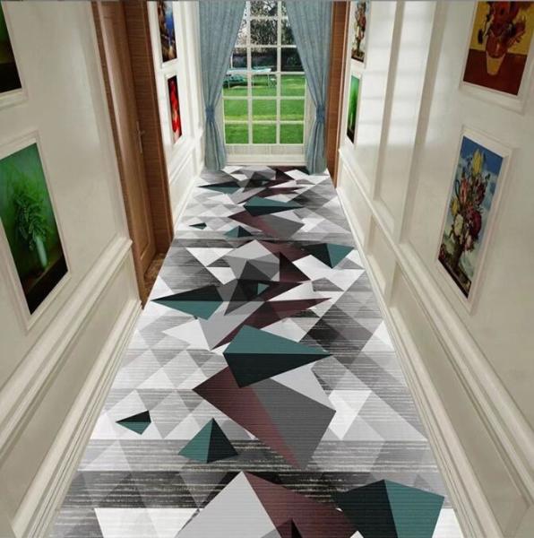 Special Geometric Pattern Commercial Floor Mat Entrance Corridor Stairway Hotel Mat