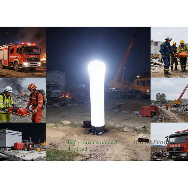Durable Inflatable Light Tower for Easy Transport and Quick Setup in Remote Locations