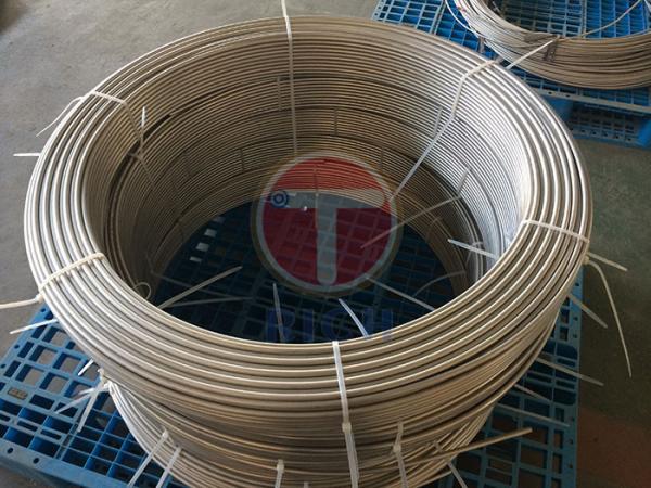 ASTM 304L 316L 2205 tubo de aço inoxidável da bobina 2507 825 625