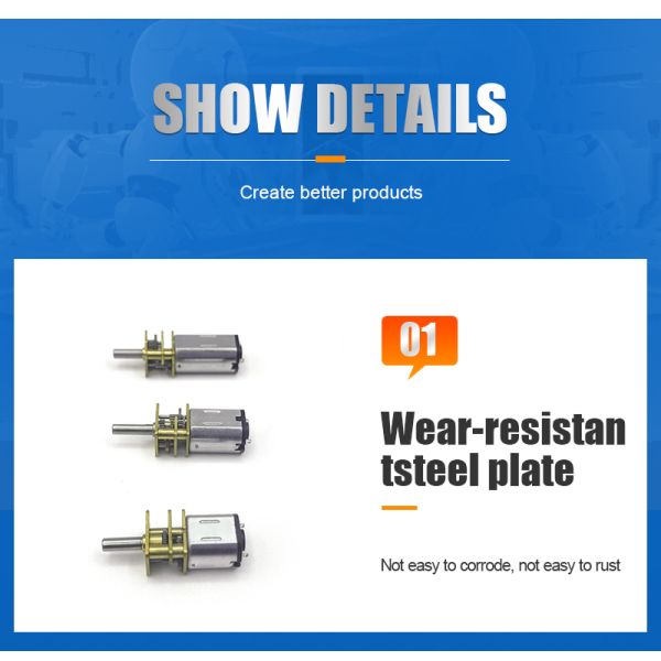 FT-12FGMN20 High Quality N20 Gear Motor