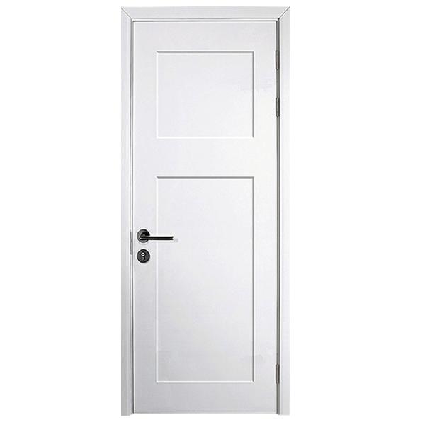 Panting Technology Wholesale Price Hollow Double Wpc Doors Size Custom Interior Door Israel for Bedroom with Smart Lock