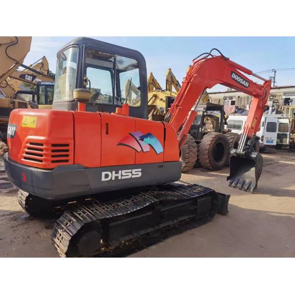 5т подержанный мини-экскаватор Doosan DH55 DH60 гусеничный экскаватор