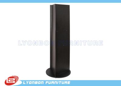 Revestimento preto da melamina dos suportes de exposição do MDF Pegboard do OEM/500mm * 500mm * 1500mm
