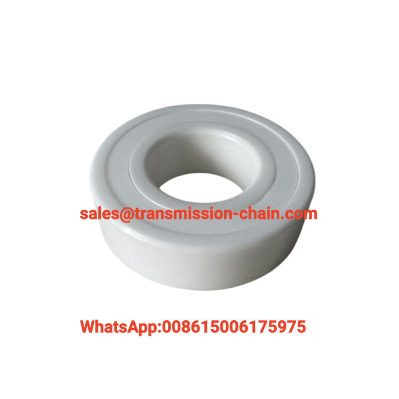Si3N4 ZrO2 Ceramic Material 6205CE-2RS Full Ceramic Deep Groove Ball Bearing