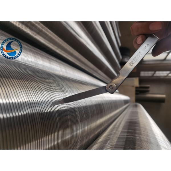 Non Magnetic Wedge Wire 0.25mm Slot Sand Control Screens Stainless Steel For Water Well