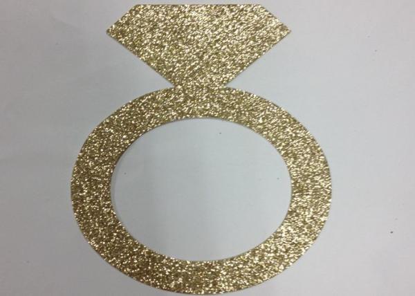 300gsm Glitter Glitter Paper Letters 5 Tall Gold Glitter Paper Ring