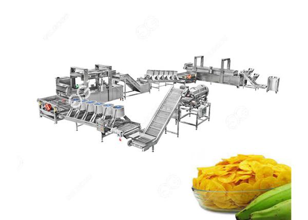 500kg/H Hot Sale Automatic Plantain Chips Processing Machines Banana Chips Product Line