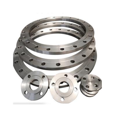 Stamping Titanium Pipe Flange  Titanium Gr 5 Flanges Metal Pad Gasket For Chemical