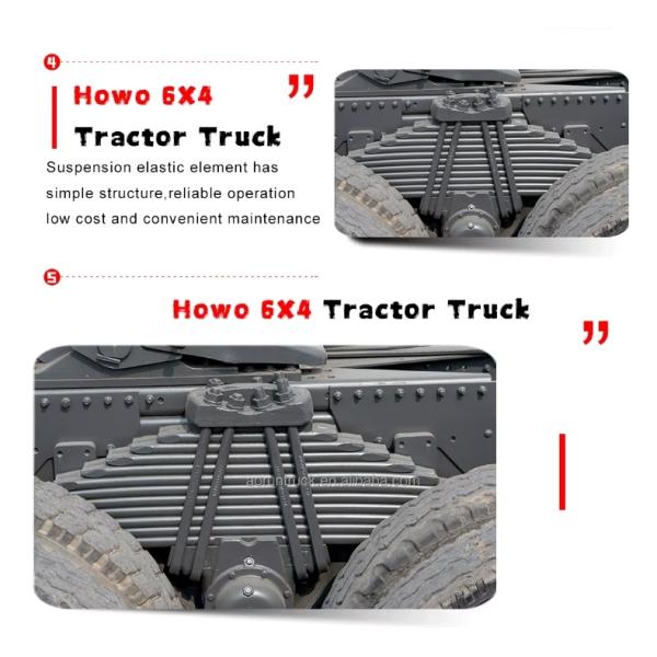 USED Howo 6*4 Camiones tractores para vehículos comerciales pesados