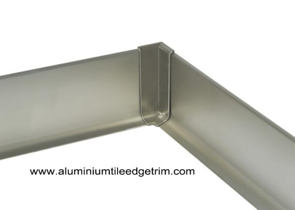 Luxury Matt Champagne Aluminium Shadowline Skirting With 8cm Height