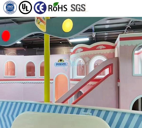 Equipamento de entretenimento interior personalizável com tema de macarrão para shoppings comerciais