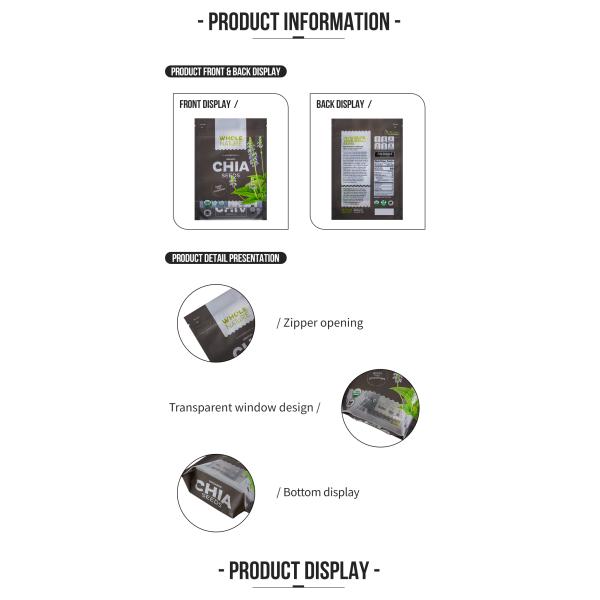 Custom Logo Moisture Proof Candy Roll Film Food Packaging Bag Candy Packing Bag With Ziplock