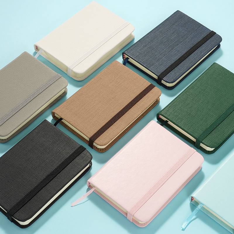 Portable A7 Pocket Notebook with PU Leather Cover, Custom Logo Available
