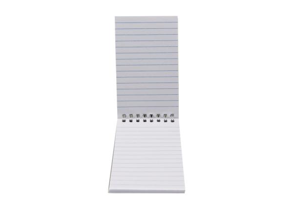 Frosted colored PP cover top metal double spiral bound book printing service