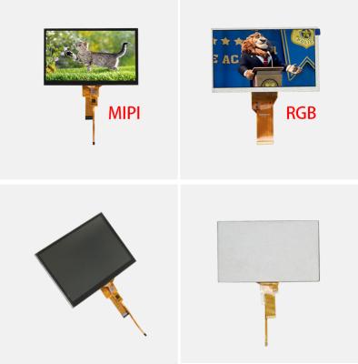7 Inch TFT LCD Touch Screen Display Module Full Viewing Angles / Adjustable Brightness