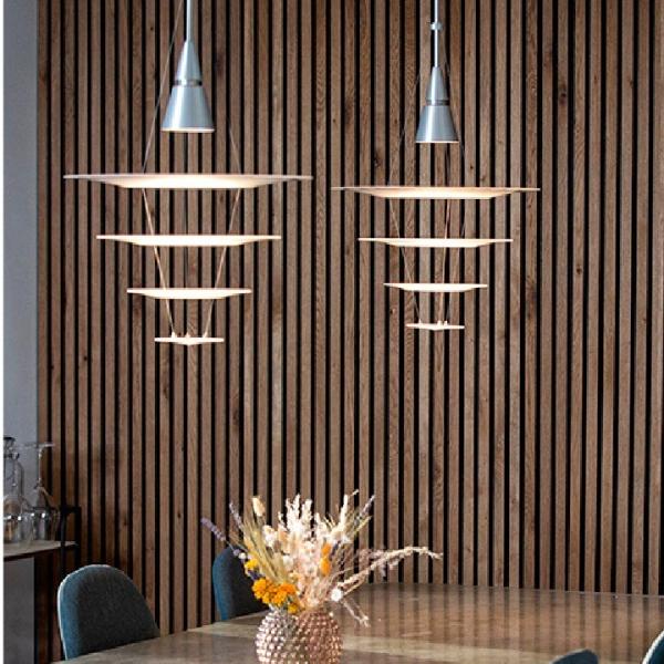 High Density Acoustic Polyester Slat Panel for Eco-friendly Wooden Slats Wall Cladding