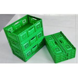 Foldable Plastic Crate Storage Vegetables Stackable Collapsible Plastic Basket