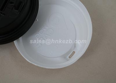 Hot / Cold Drink Paper Cup Lid , Disposable Cup Lids For Beverage Cups SGS FSC Certificate