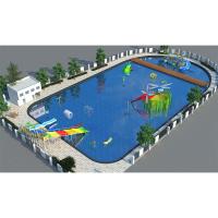 En dehors du parc aquatique matériel adapté aux besoins du client d'amusement de fibre de verre des glissières pp de terrain de jeu