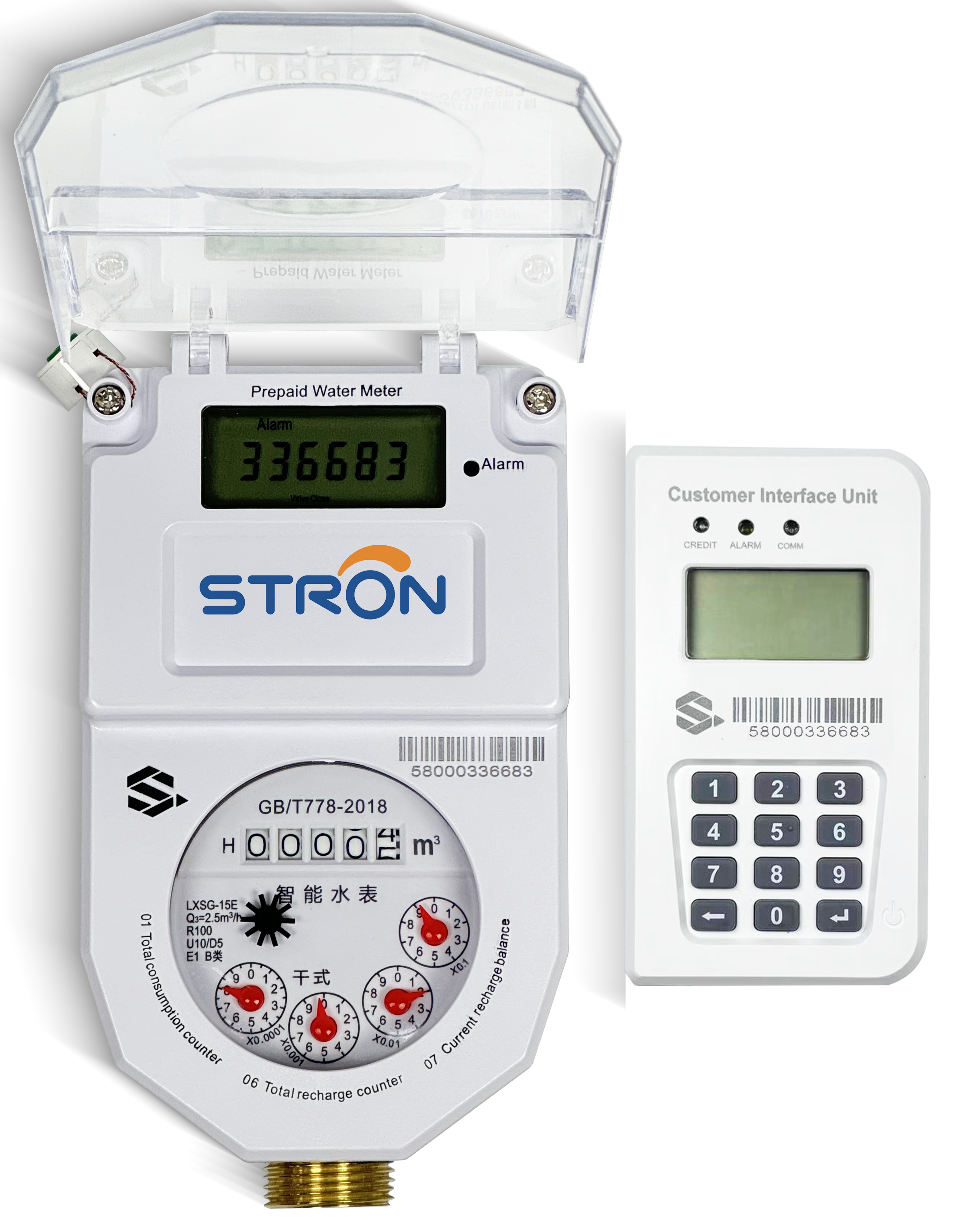 LoraWan Smart Water Meter integration ready with smart city infrastructure promoting sustainable urban water management solutions