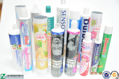 Пластиковым прокатанная барьером трубка PBL с доктором Крышкой/косметической упаковкой трубки