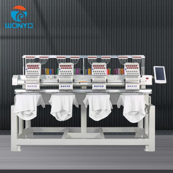 Wonyo Width Voltage 4 Head Computerized Embroidery Machine for Caps and T Shirts