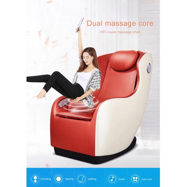White Leather Electric Massage Recliner Chair SAA 4d Odm
