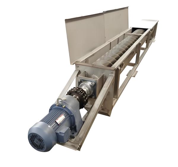 Multi-purpose Stainless Steel Spiral Conveyor Feeder For Food Powder Salt Powder And Ice Transportation