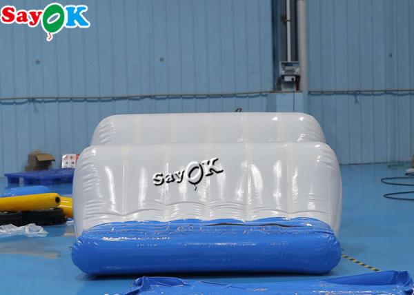 trilha inflável hermética branca da onda do flutuador da água 6x2x1.1mH