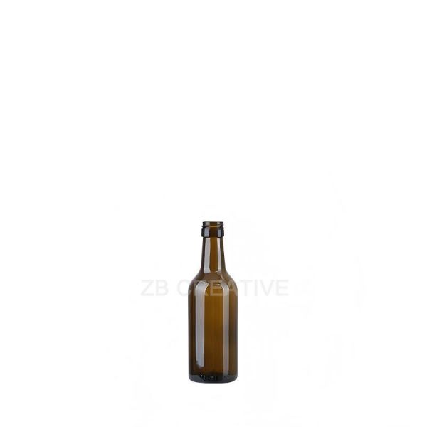 187ml Piccolo Bordeaux Glass Bottle Screw Top For Airline Wine 160g 1008S