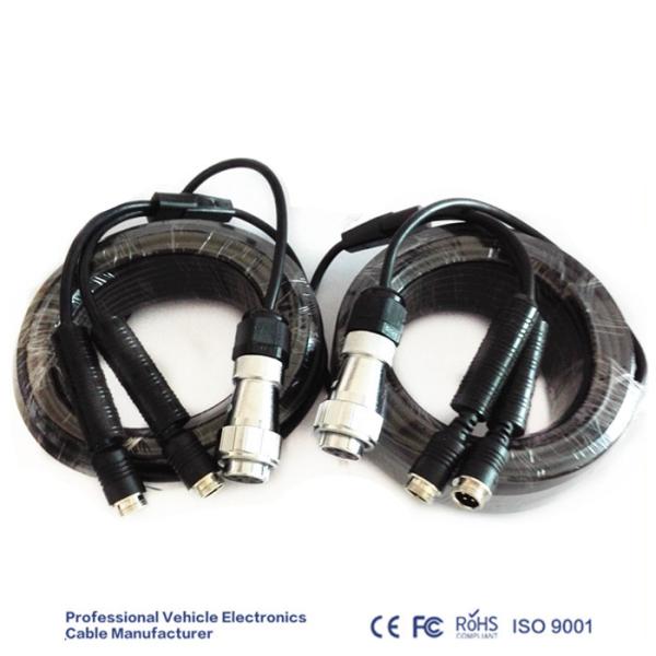 Waterproof Car Rear View Backup Camera Cable 5 Pin Female To Female Trailer