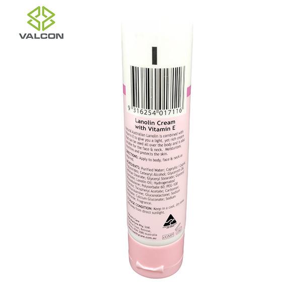 Pink 30 ML Empty Cosmetic Tubes Silkscreen Printing PP Cap Material
