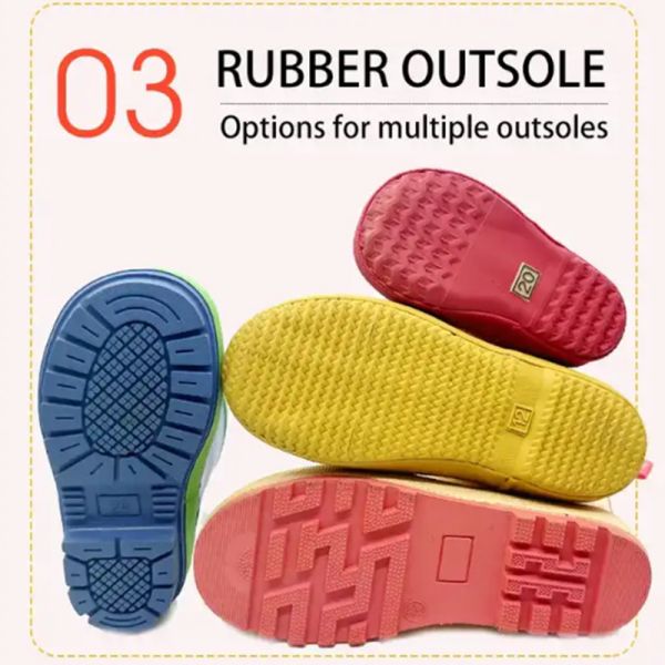 Wellington Style Waterproof Rain Boots Cutsom Color Half Tube Rubber