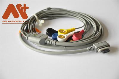 GE Healthcare Telemetry Holter Cable ECG 2008594-002  7 Lead Snap