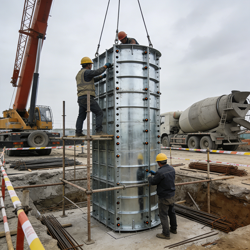 Small Steel Formwork Corrosion Resistant for Outdoor Construction