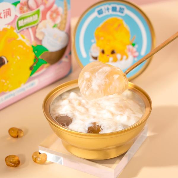 Coconut Juice Peach Gum Gift Box Portable For Gift Giving And Personal Sweet And Moist