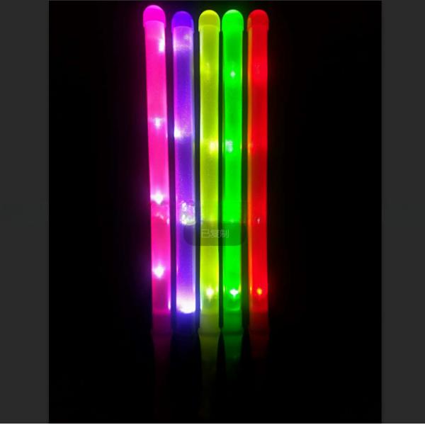 Concert Festival Celebration Supplies Dia20mm 15*450mm Multi Colored Thin Long Glow Stick