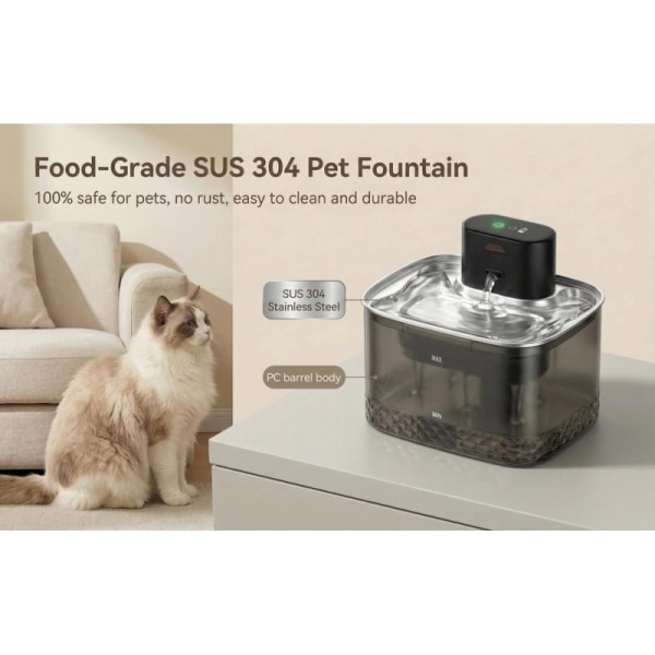Rechargeable Smart Pet Water Dispenser Automatic Cat Water Fountain