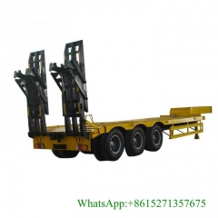 Gooseneck Lowbed Trailer Dolly for Heavy Duty Heavy Machine Lowbed Semi Trailer 80 ton  100Ton WhatsApp:8615271357675
