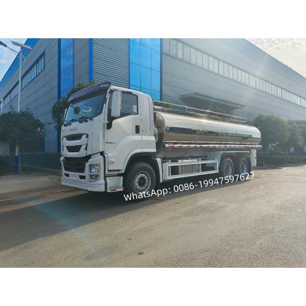 10 Wheels 6X4 ISUZU Truck With 20000 Liter Stainless Steel Milk Tanker