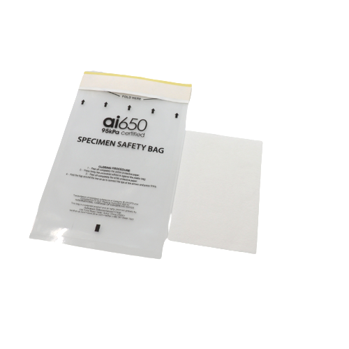 Arreglo para requisitos particulares transparente disponible de la bolsa de plástico de la patología médica