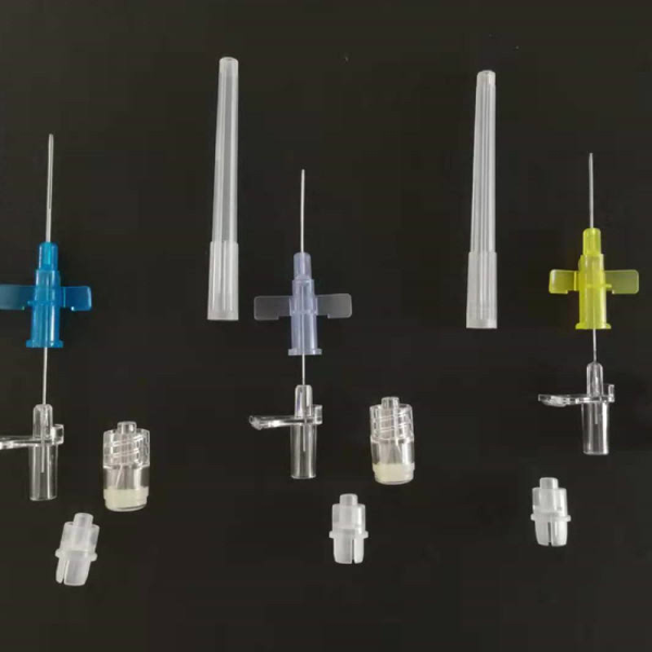 Veterinary IV Catheter 18G-26G Pet Indwelling Needle, Medical Grade PP Butterfly Type IV Cannula with Injection Port, CE Certified for Animal Hospital