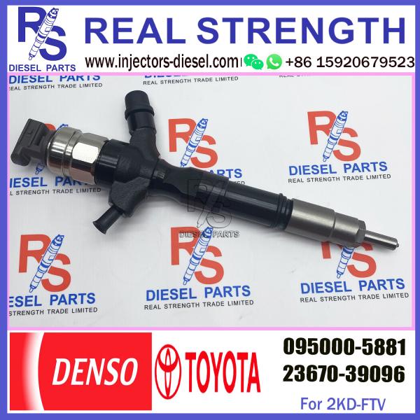 Bocal comum 23670-30050 da injeção do motor diesel de injetor de combustível 095000-5881 do trilho para Toyota 2KD-FTV