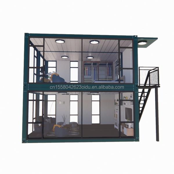 Fenêtres en alliage d'aluminium dans des chambres de luxe personnalisées Salles de bains et cuisines avec 50/75/100mm ondes panneaux sandwich murs
