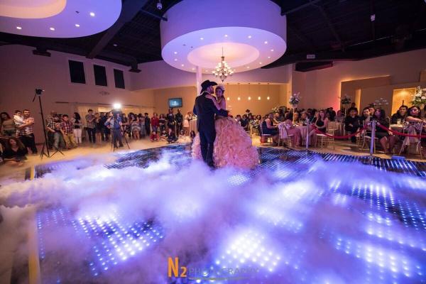 DJ 15W RGB LED Stage Dance Floor Factory For Weddling And Events