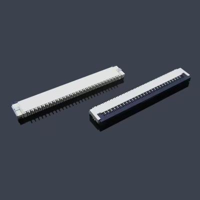 Brass / Phosphor Bronze Contact Back Flip Front SMT ZIF Flip FPC Connector 4-60 Pins FPC/FFC 0.3/0.5/1.0 Mm Pitch